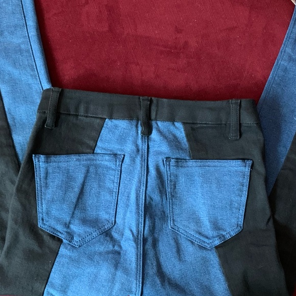 ASOS 'SCULPT ME' Premium Jeans in Two Tone Panels NWOT - Picture 4 of 6